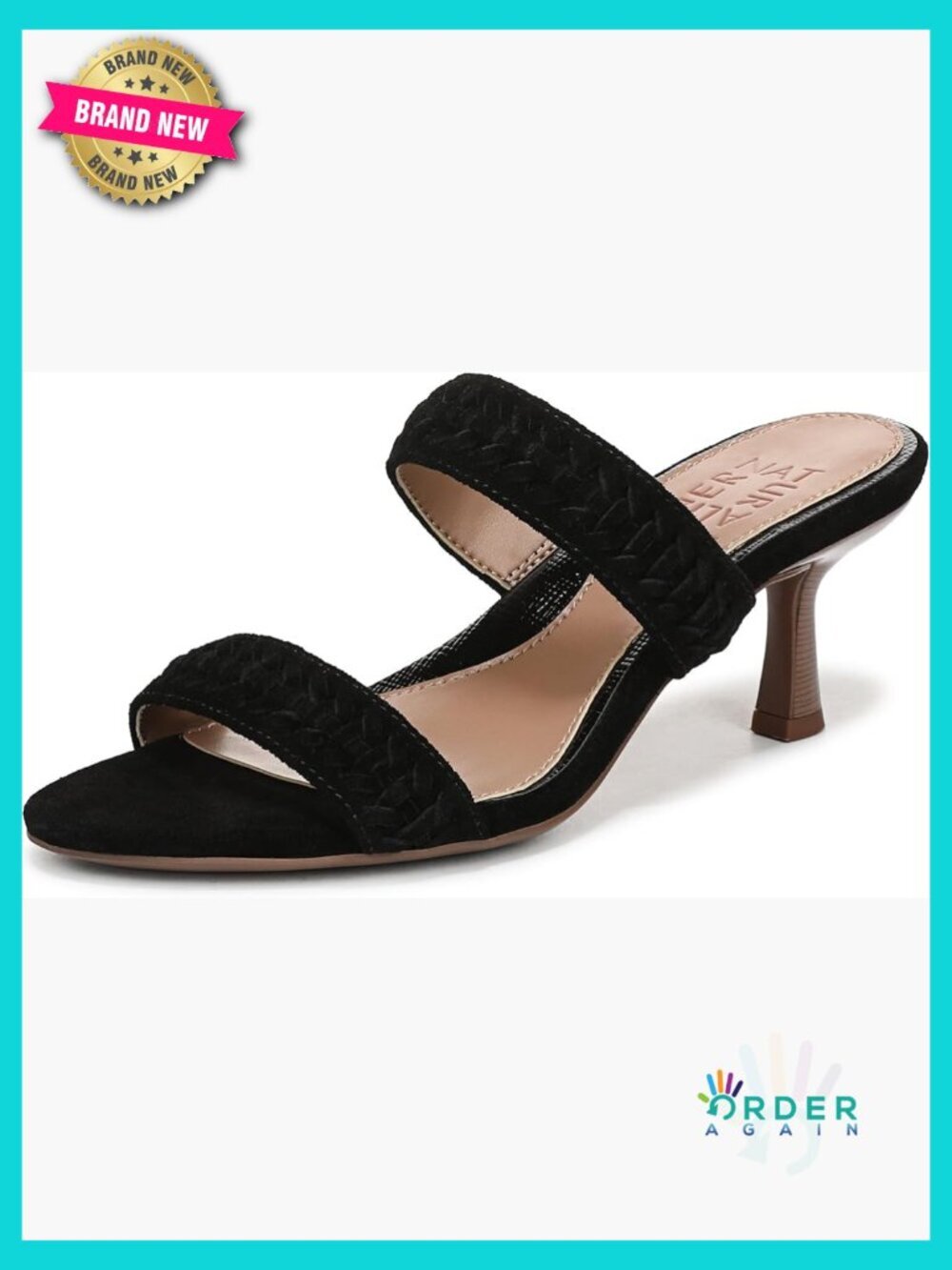 Minimalist Slide Sandals Cushioned Footbed Contour Plus Support Slingback Heel